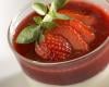 Panna cotta Soupe de fraises