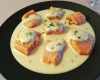 Filets de saumon, crème à l'aneth