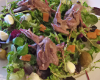 Salade de lapin aux rattes et salicornes