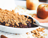 Pomme crumble au chocolat