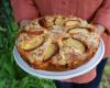 Gâteau aux pêches et ricotta