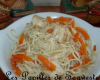 Poulet aux nouilles chinoises et carottes