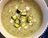 Velouté de courgettes au gorgonzola