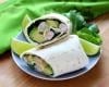 Wraps avocat houmous et crevettes