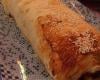 Strudel au potiron, châtaigne et poulet