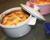 Cocotte de flan de poireaux au jambon