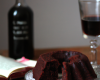 Cake au vin rouge et au chocolat noir