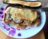 Croque monsieur aux aubergines