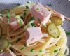 Linguine au thon et poireaux