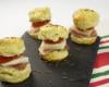 Scones au cumin, jambon cru, tomates cerises et pur fromage de brebis Etorki