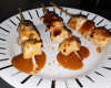 Yakitori poulet et bœuf fromage : La sauce soja y'en à pas !