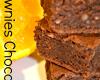 Brownies chocolat, orange, praliné, amandes