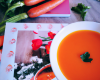 Soupe carottes et jus d'orange