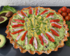 Tarte au crabe et avocat