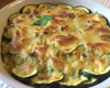 Gratinette de courgettes