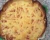 Quiche au lard fumé, oignons et fromage