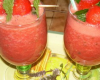 Smoothie pamplemousse, pastèque au cidre