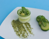 Méli-mélo de légumes verts au pesto