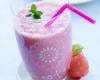 Smoothie pamplemousse de Floride, banane, gingembre et fraise