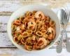 Orecchiette aux crevettes et sauce tomate