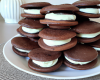 Whoopies au chocolat, ganache au chocolat au thermomix