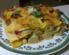 Lasagnes aux artichauts et aux lardons