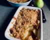 Crumble aux Poires et Pommes