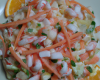 Salade de surimi à l'orange