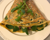 Gâteau de crêpes à la roquette