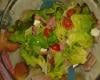 Salade de mozzarella, tomates et pommes fruits