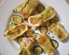 Roulé de poulet aux courgettes