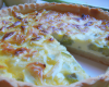 Délicieuse quiche au fromage St Nectaire et aux poireaux