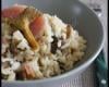 Risotto aux chanterelles et au jambon fumé