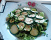 Courgettes en salade peu calorique