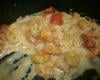 Crevettes au lait de coco curry