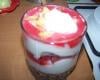 Verrine de fraises