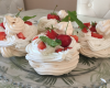 Mini pavlovas aux Fraises du Périgord IGP