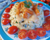 Risotto au roquefort et tomates sucrées