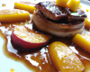 Tatin de mangue et foie gras chaud