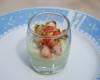 Verrine avocat et crevettes