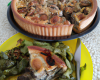 Tourte à la brousse et aux escargots