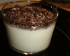 Flan coco aux copeaux de chocolat