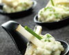 Petites cuillères de risotto et au Bresse Bleu