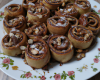 Roulé au Nutella et aux amandes effilés