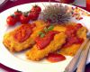 Escalopes à la moutarde tomatée