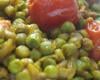 Curry indien petits-pois tomates