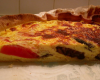 Tarte aux boudin, tomates et mozzarella