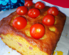 Cake aux tomates confites