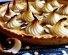 Tarte poires, amandes et chocolat blanc