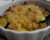 crumble de courgettes (bio)